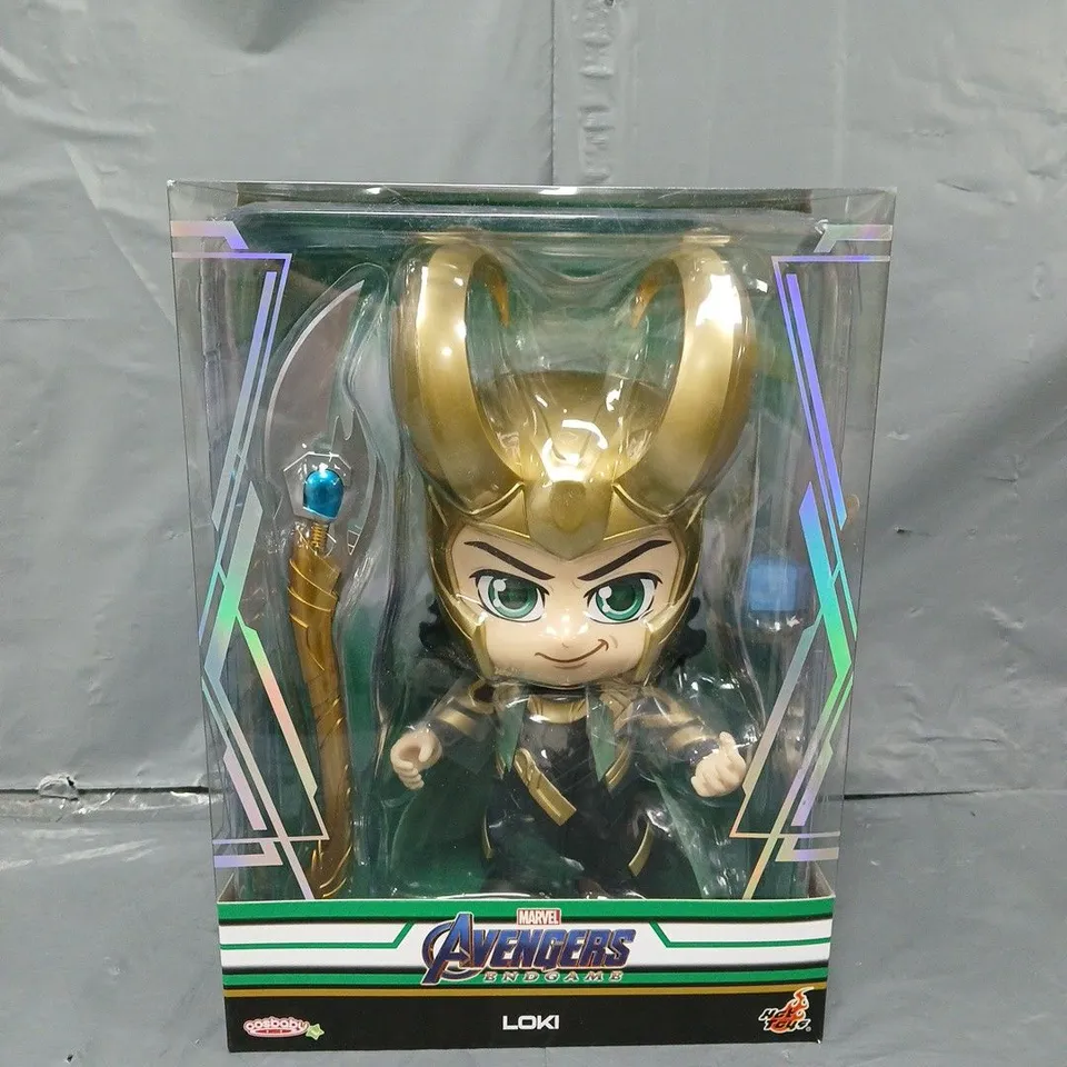 MARVEL AVENGERS END GAME LOKI LARGE BOBBLE HEAD COSBABY FIGURE