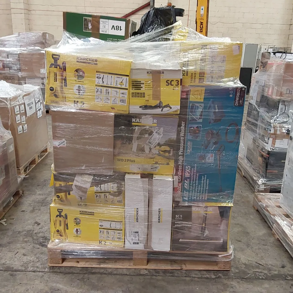 PALLET OF APPROXIMATELY 21 UNPROCESSED RAW RETURN HOUSEHOLD AND ELECTRICAL GOODS TO INCLUDE;