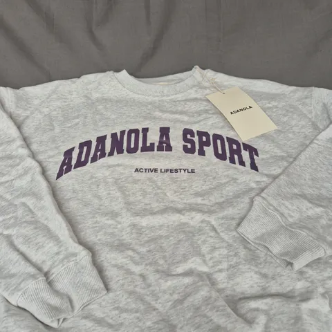 ADANOLA ACTIVE LIFESTYLE OVERSIZED SWEATSHIRT - SIZE SMALL