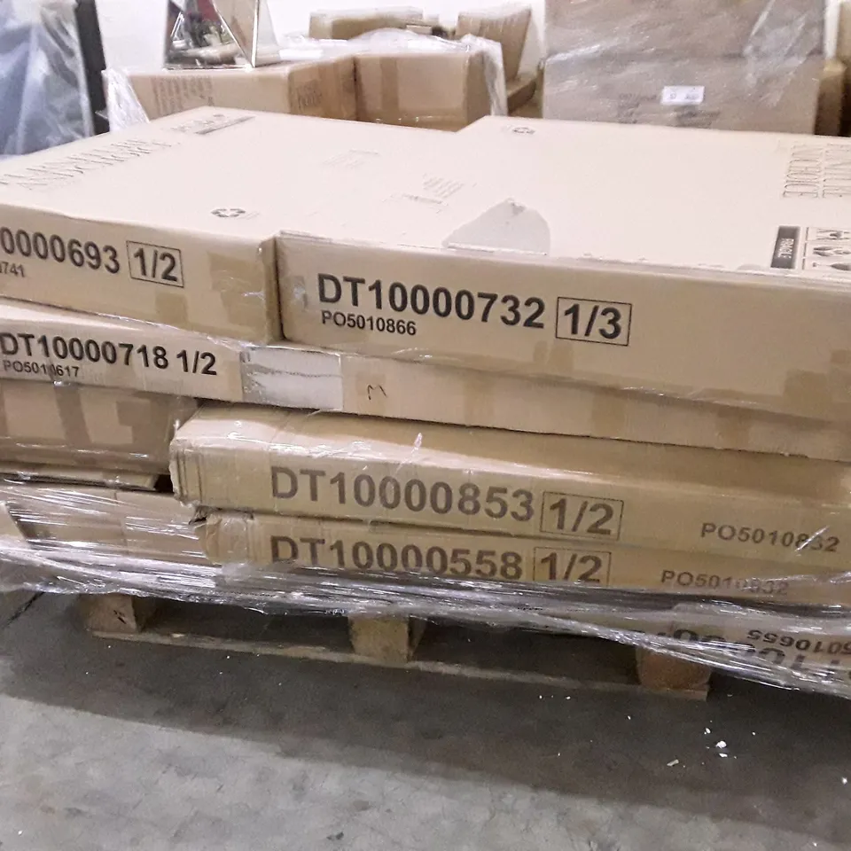PALLET OF ASSORTED BOXED FURNITURE PARTS
