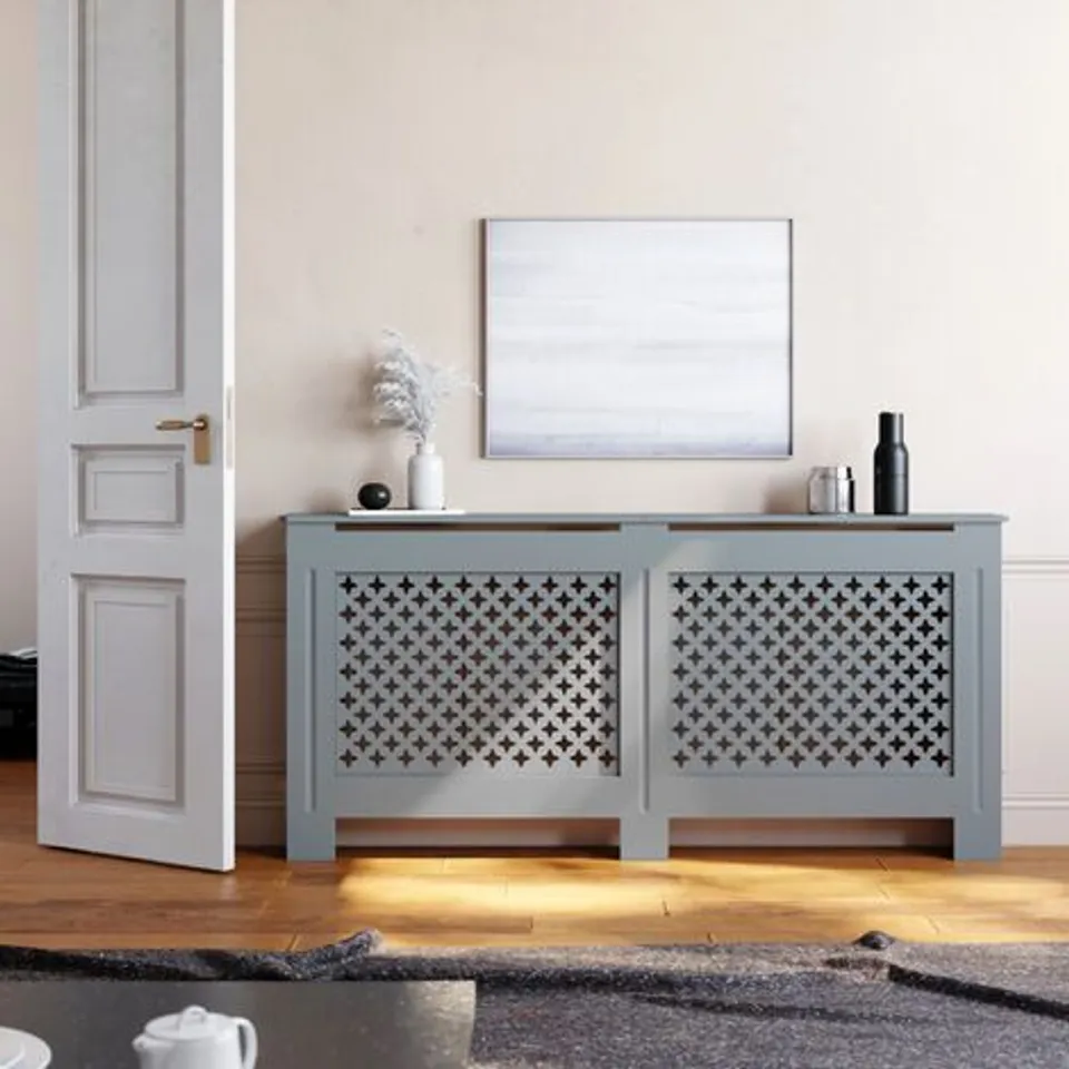 BOXED HAYES LARGE RADIATOR COVER - GREY (1 BOX)