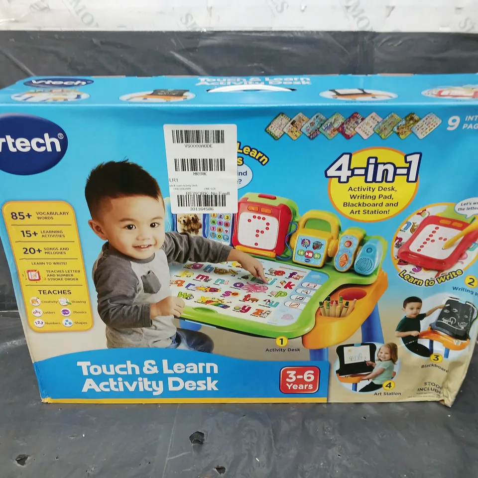 BOXED VTECH TOUCH & LEARN ACTIVITY DESK