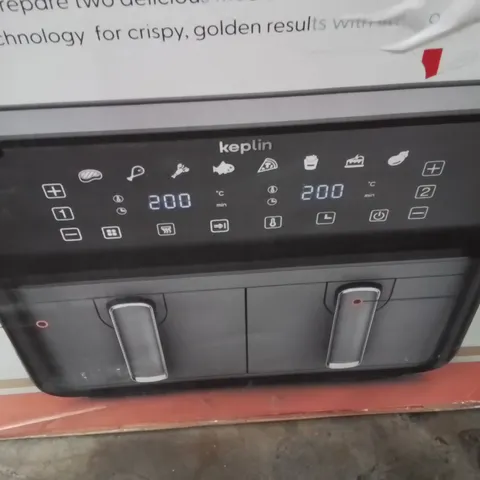 BOXED KEPLIN 9 LITRE DUAL DRAWER AIRFRYER
