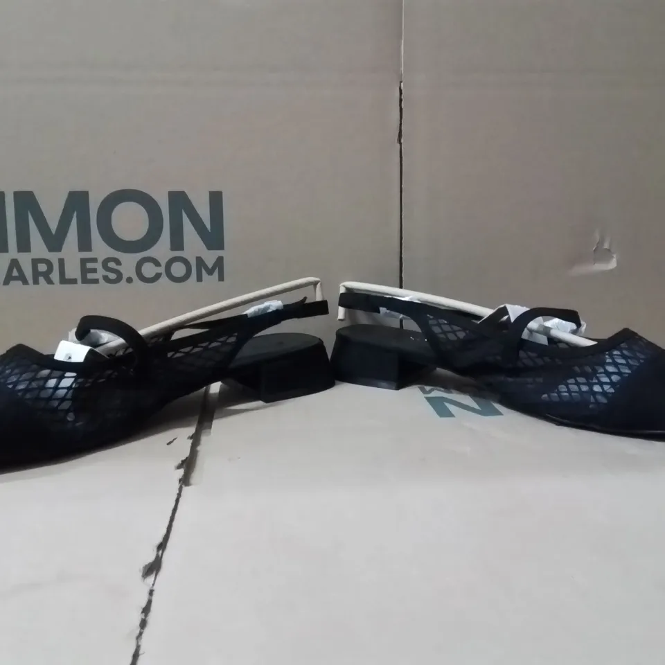 BOXED BRAND NEW APPROXIMATELY 7 SIMPLY BE JUPITER EXTRA WIDE SHOES BLACK SIZE 8