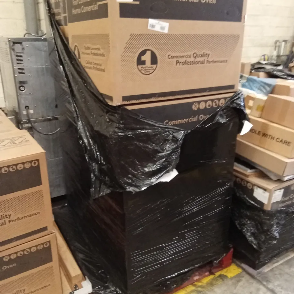 3 x PALLETS OF ASSORTED CATERING ACCESSORIES AND COMMERCIAL KITCHEN APPLIANCE PARTS
