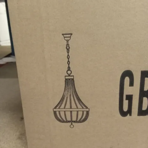 BOXED CADE CHANDELIER LIGHT (1 BOX)