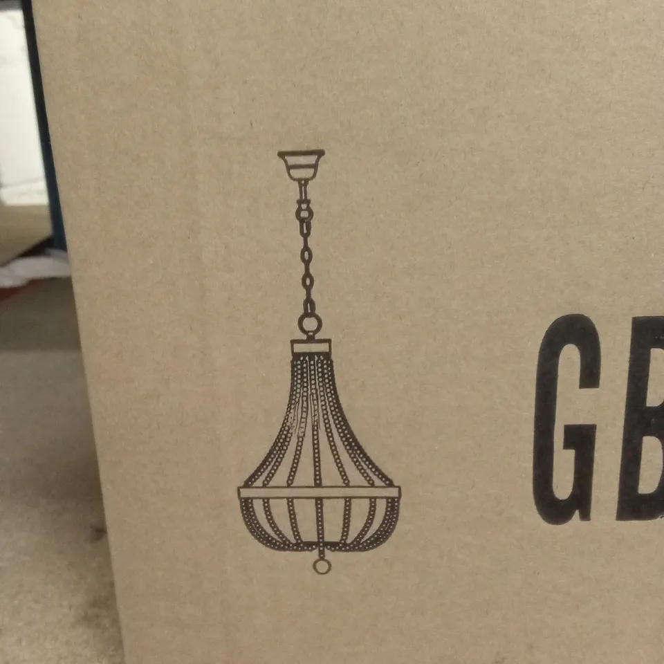 BOXED CADE CHANDELIER LIGHT (1 BOX)