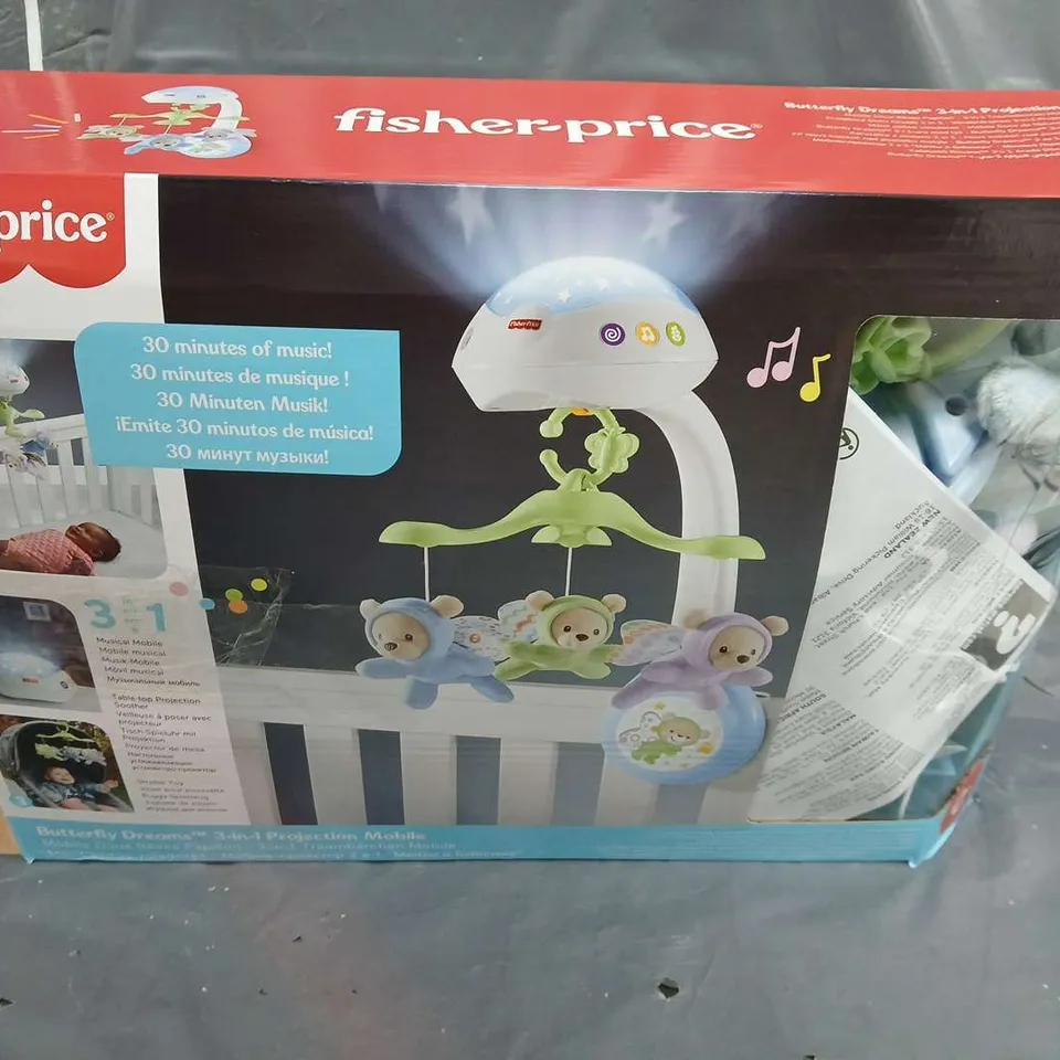 FISHER-PRICE BUTTERFLY DREAMS 3-IN-1 PROJECTION BABY MOBILE