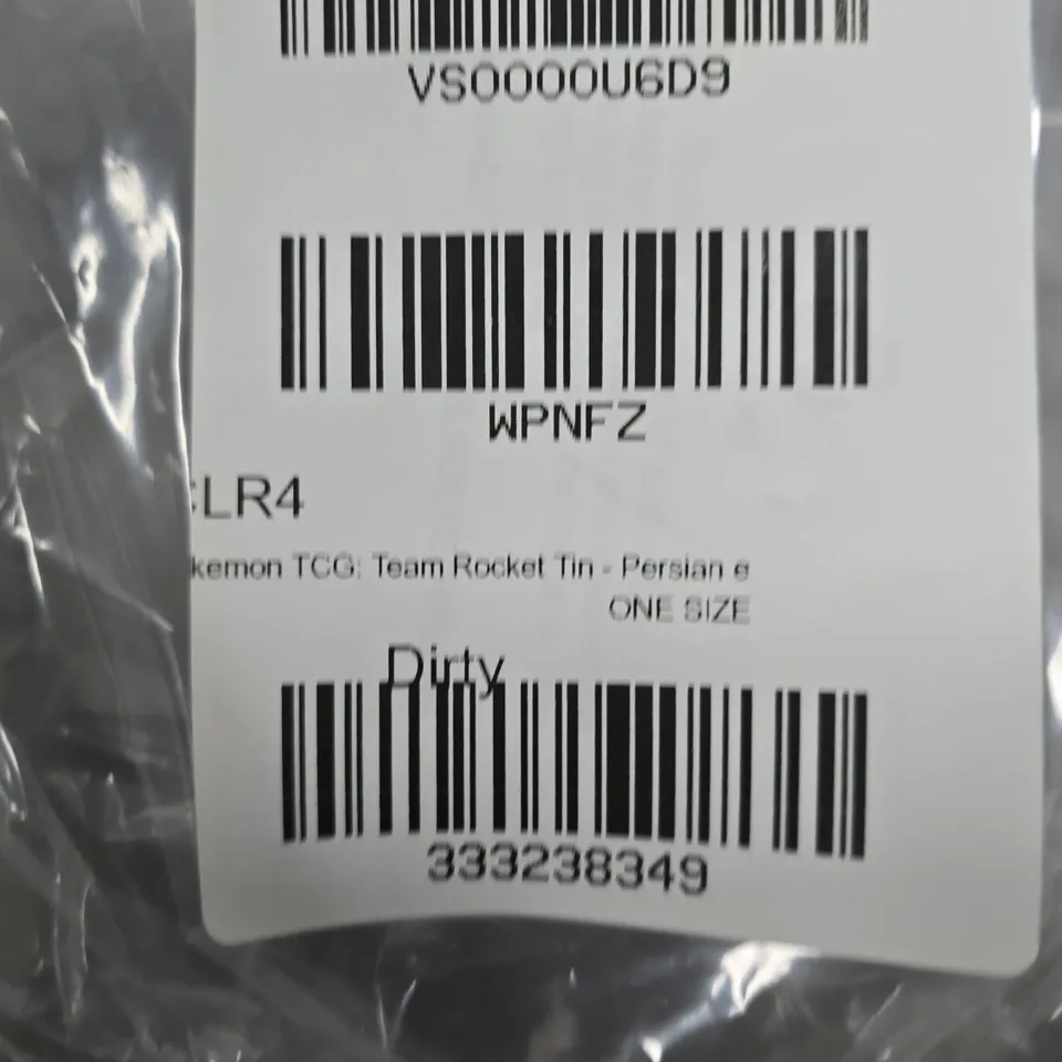 BOXED AND SEALED POKEMON TRADING CARD GAME TEAM ROCKET TIN – PERSIAN EX