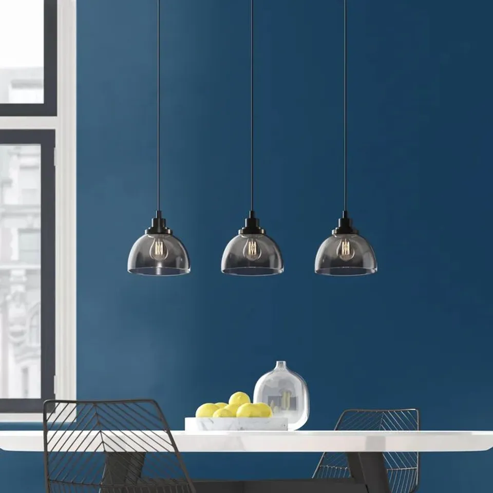 BOXED JAHEIM 3 LIGHT KITCHEN ISLAND DOME