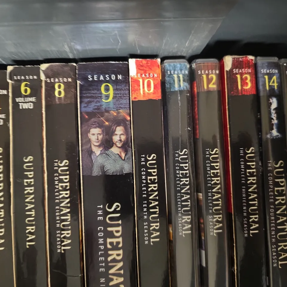 APPROXIMATELY 10 ASSORTED SUPERNATURAL DVD BOX SETS