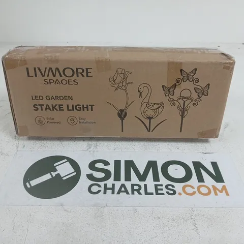 LIVMORE SPACES LED GARDEN STAKE LIGHT 