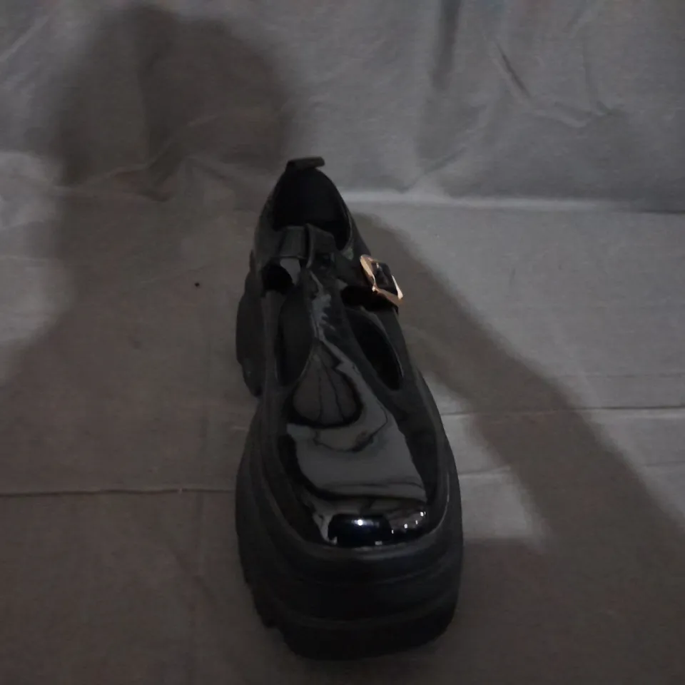 PAIR OF KOI CHUNKY MARY JANES IN BLACK SIZE 9 