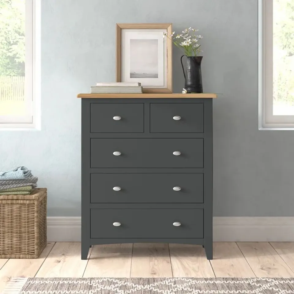 BOXED GISELE DRAWER CHEST - WHITE