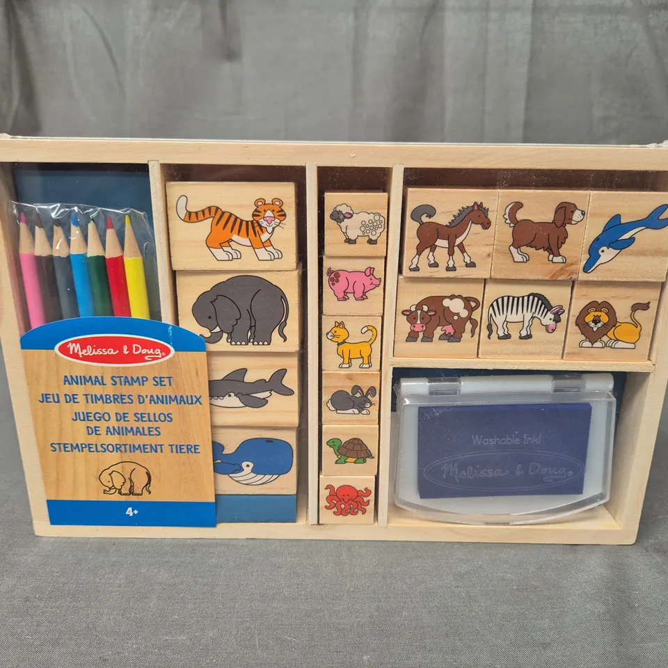 MELISSA AND DOUG ANIMAL STAMP SET 