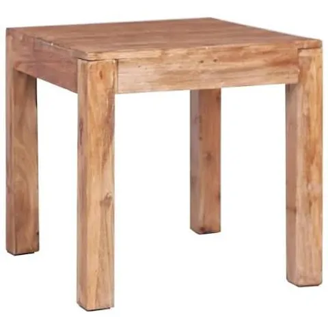 BOXED VIDAXL COFFEE TABLE 53X50X50 CM SOLID MAHOGANY WOOD 