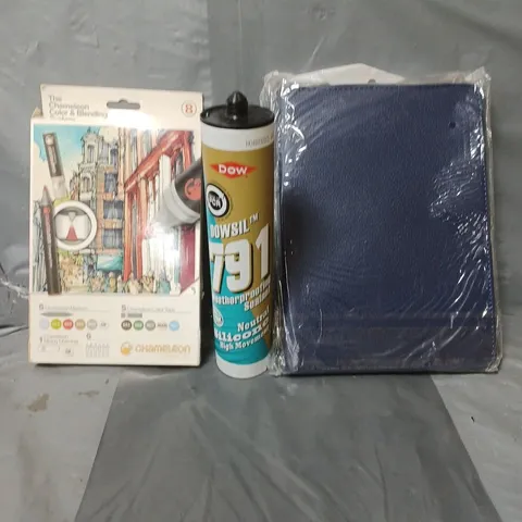 APPROXIMATELY 15 HOUSEHOLD ITEMS TO INCLUDE ART PENS, TABLET COVER AND WATERPROOFING SEALANT
