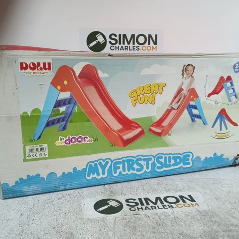 DOLU TOY FACTORY, MY FIRST SLIDE – BOXED KIDS' PLASTIC PLAYSET (24M+)