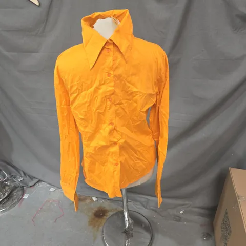 LIST WOMAN ORANGE WOMEN'S SHIRT, SIZE L, 