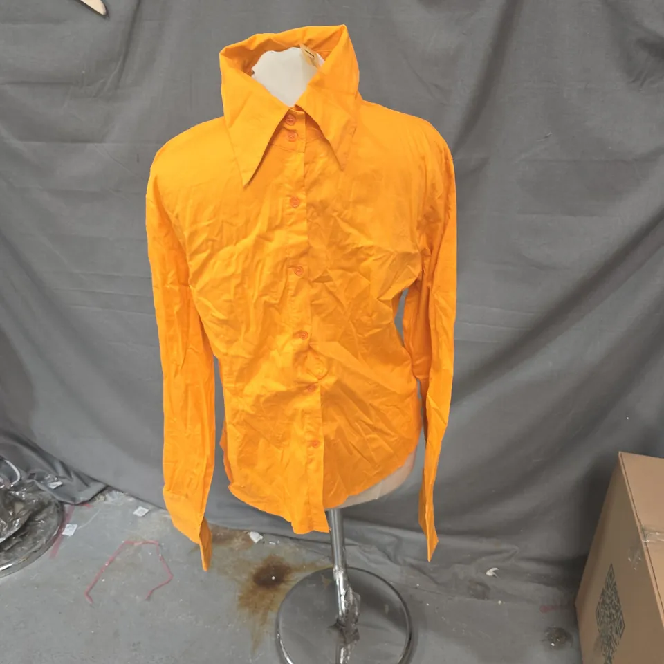 LIST WOMAN ORANGE WOMEN'S SHIRT, SIZE L, 