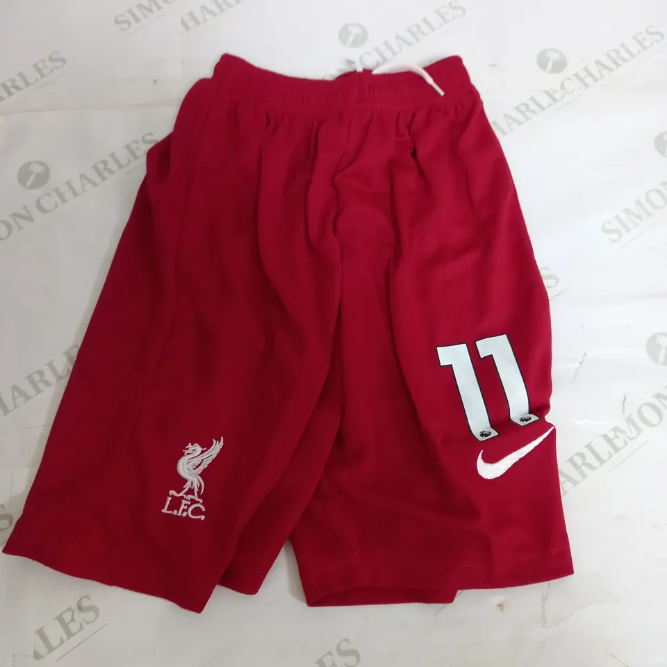 NIKE LIVERPOOL FOOTBALL CLUB SHORTS- 11 - SIZE 24