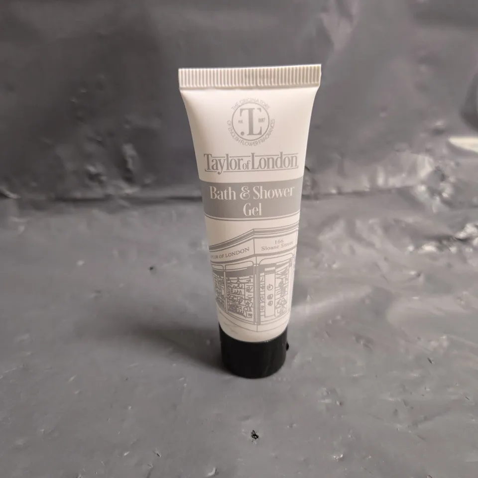 BOX OF APPROX 80 TAYLOR OF LONDON SLOANE ST BATH & SHOWER GEL 30ML