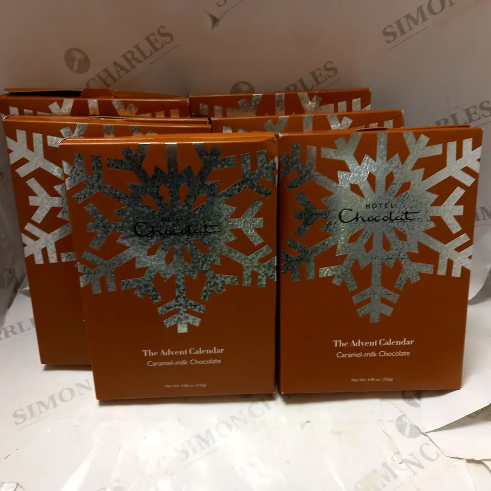 LOT OF 6 HOTEL CHOCOLAT ADVENT CALENDARS