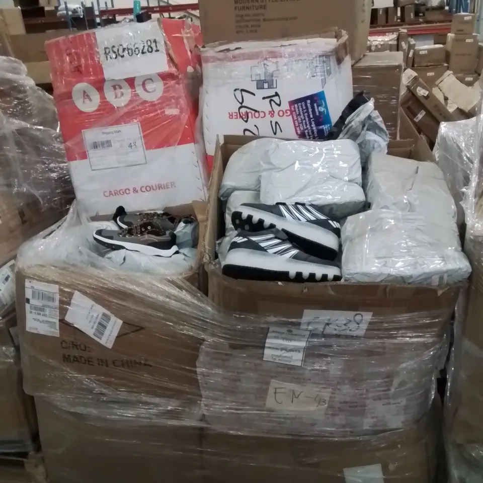 PALLET CONTAINING LARGE QUANTITY OF NBRANDED CHILDREN'S TRAINERS