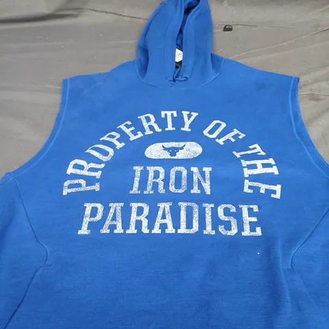 UNDER ARMOUR PROJECT ROCK SLEEVELESS HOODIE - SIZE M