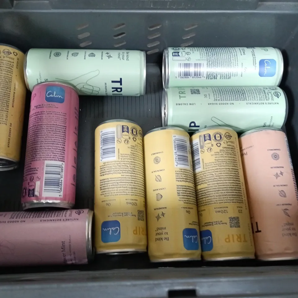 LOT OF 16 250ML CANS OF TRIP - VARIOUS FLAVOURS