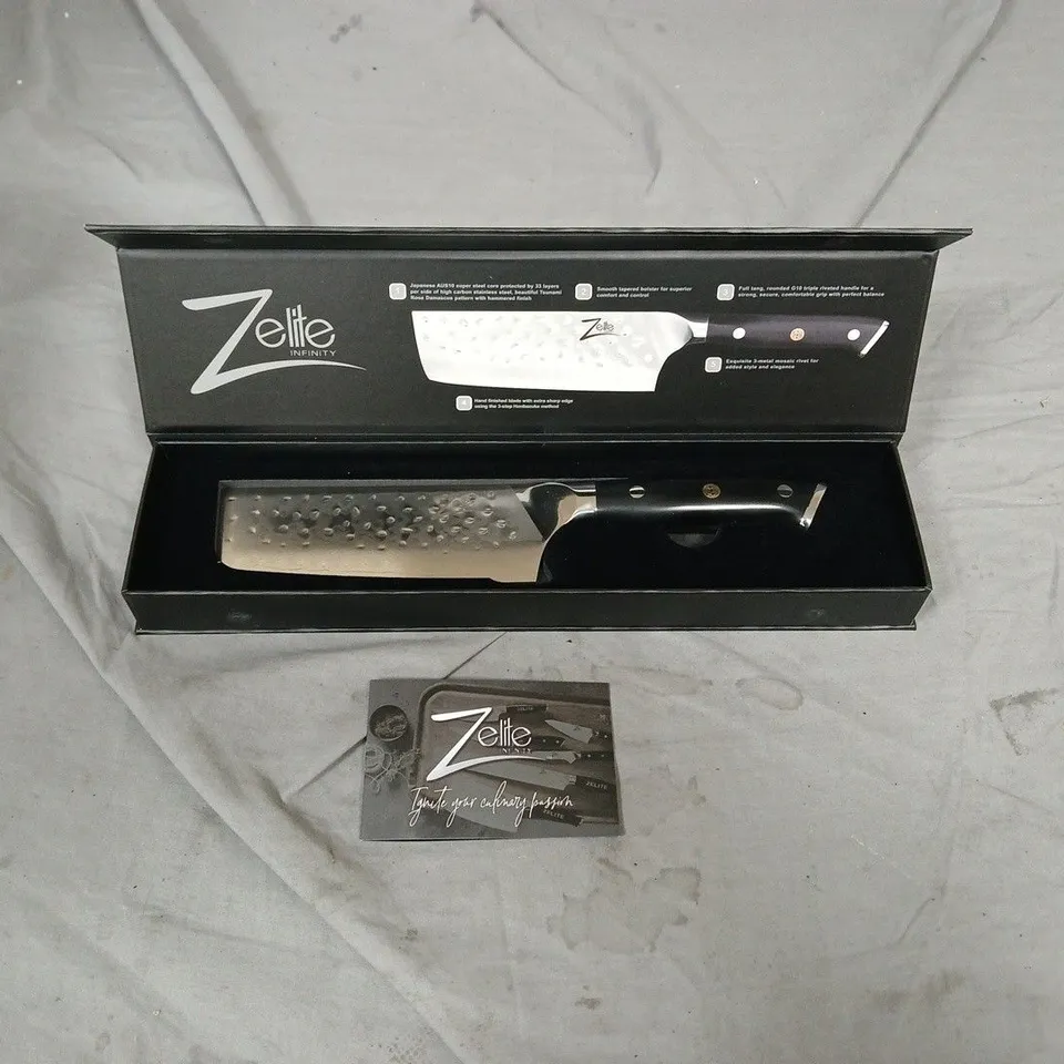 ZELITE INFINITY CHEF'S KNIFE IN PRESENTATION BOX 