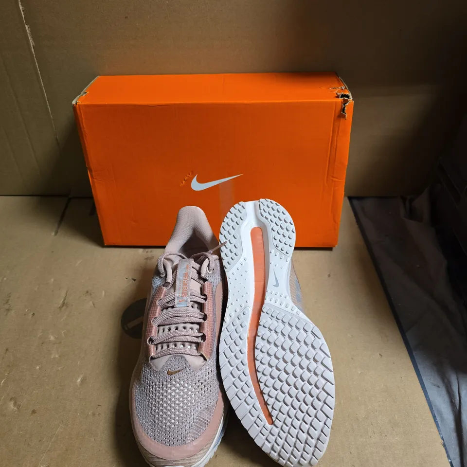 NIKE WOMEN'S RUNNING SHOES – PINK/PEACH WITH BOX - UK SIZE 6