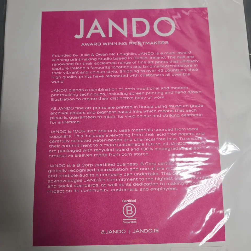 GREEN BARREL MAN – JANDO PRINTMAKERS