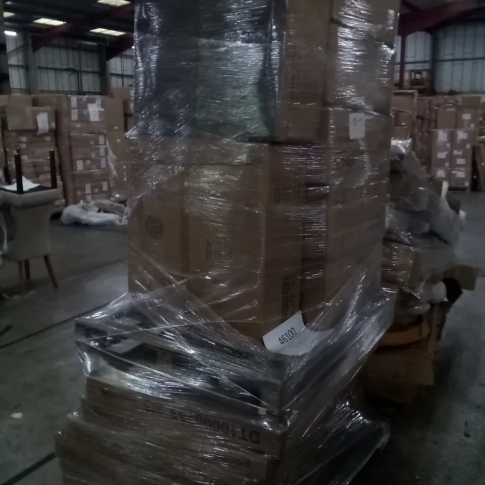 PALLET OF ASSORTED TABLE PARTS