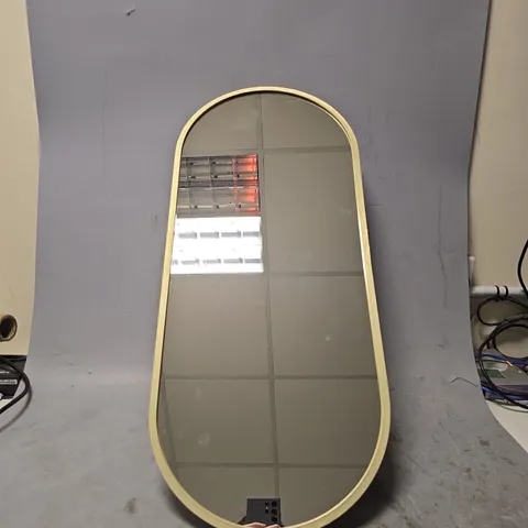 BOXED GOLD LOSANGE MIRROR 