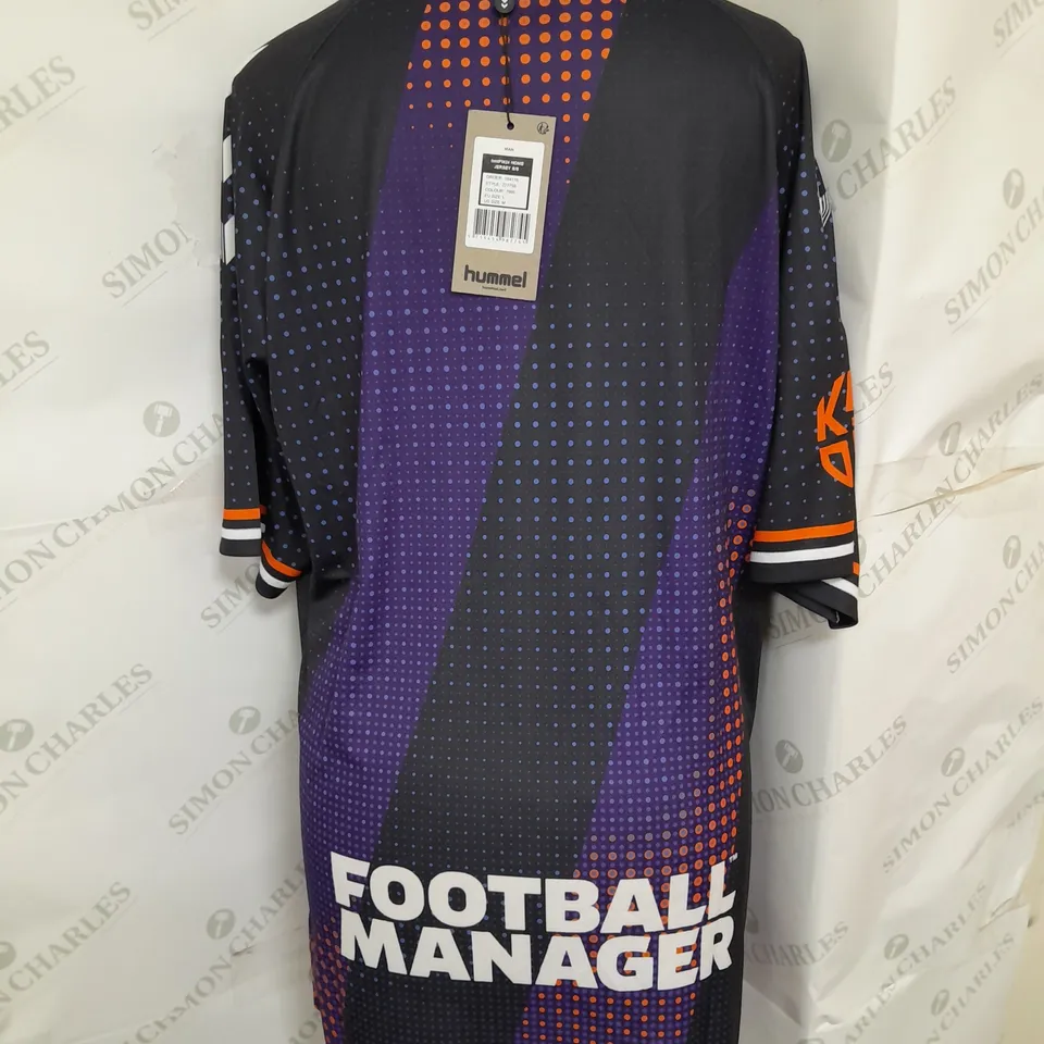 HUMMELSPORTS JERSEY IN PURPLE SIZE L