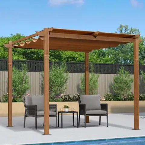 BOXED WOODEN PERGOLA