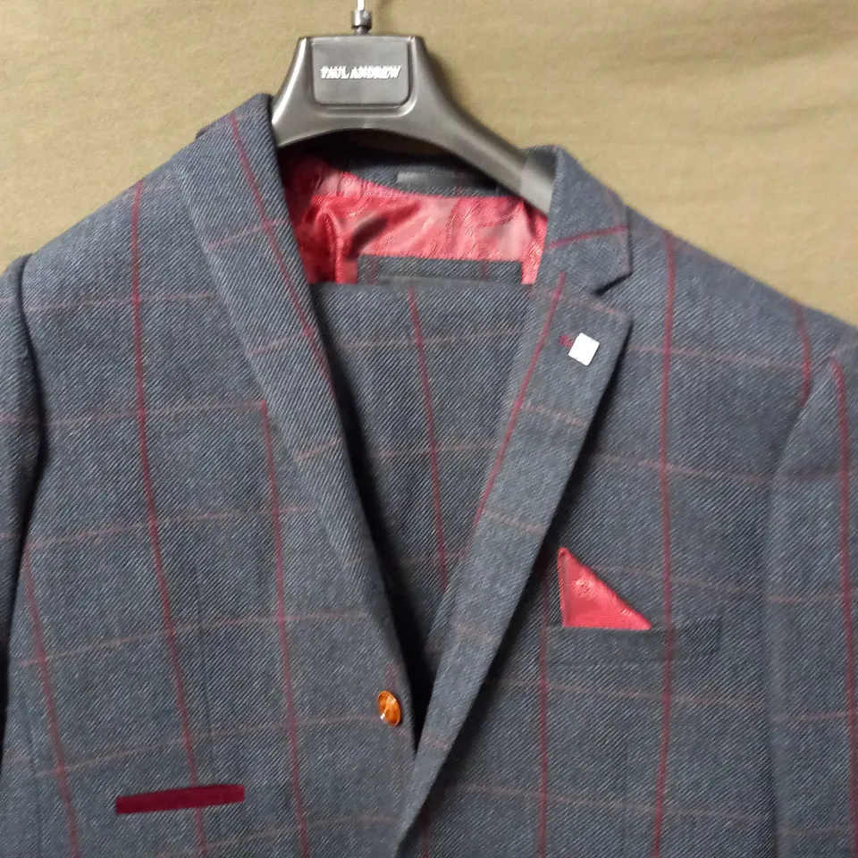 PAUL ANDREW MADRID 3-PIECE SET IN NAVY - SIZE 46R