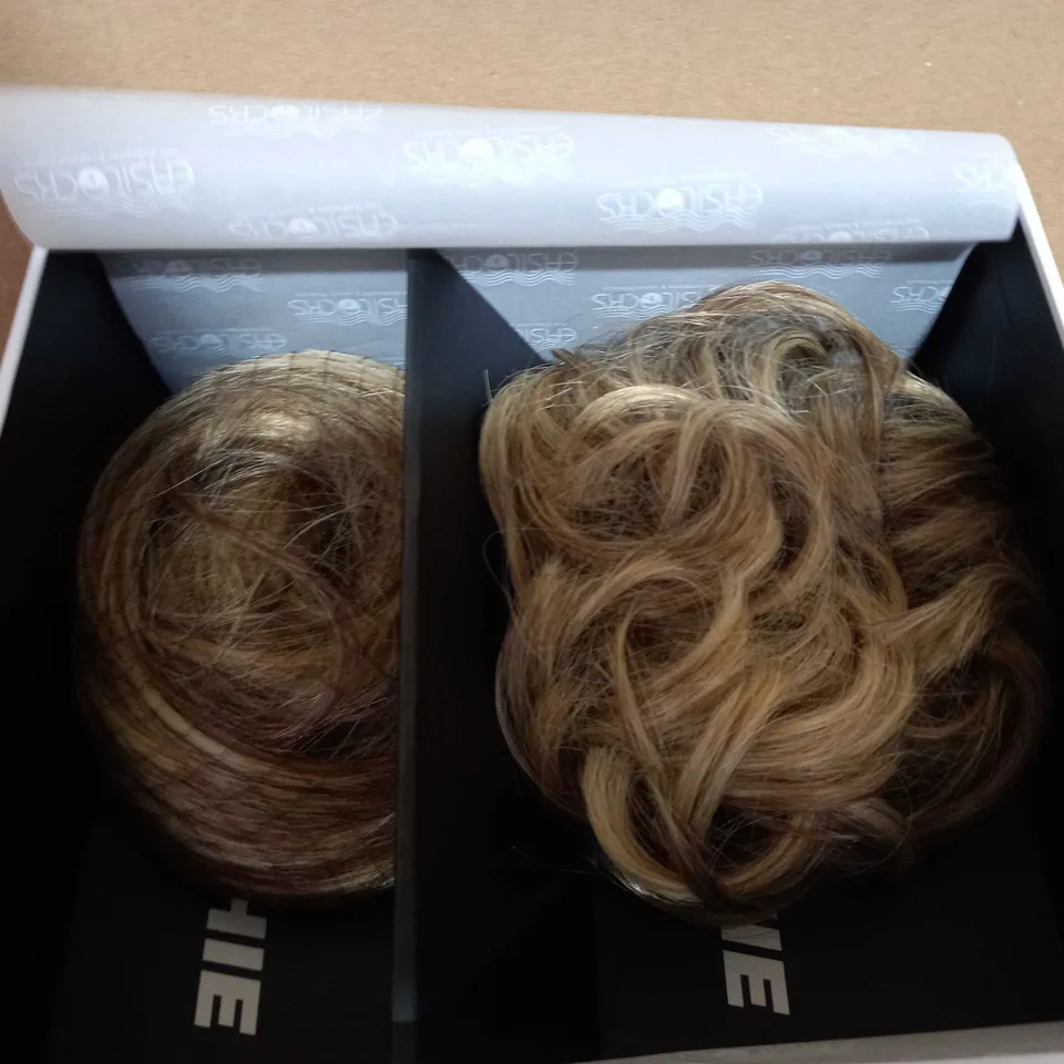 EASILOCKS SET OF SCRUNCHIES AND 14" EXTENSIONS 