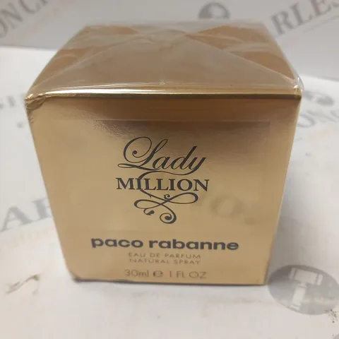 BOXED AND SEALED LADY MILLION PACO RABANNE EAU DE PARFUM 30ML