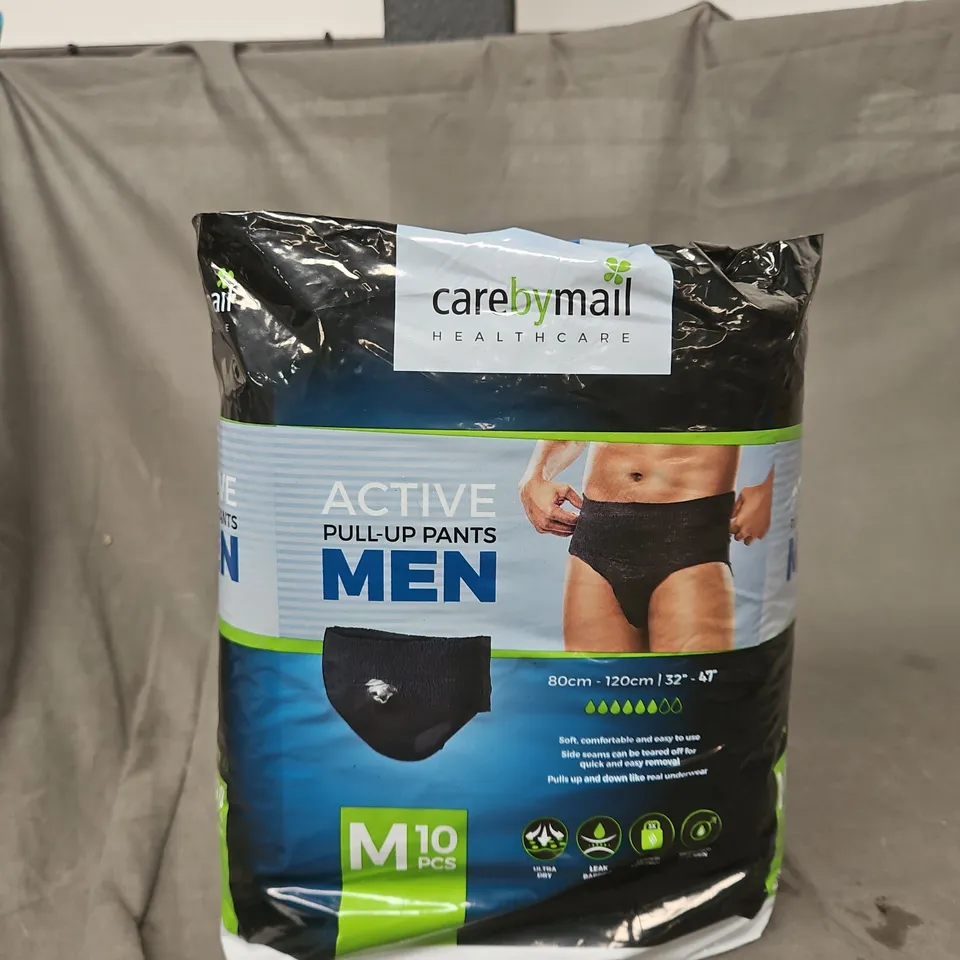 Care By Mail Healthcare Active Pull-Up Pants for Men – Size M (10 pcs)