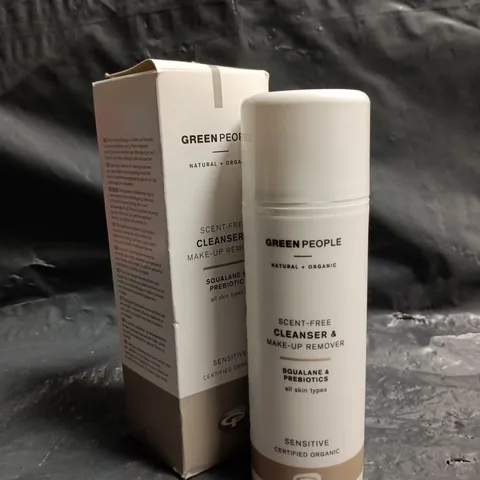 GREEN PEOPLE SCENT-FREE CLEANSER & MAKE-UP REMOVER (150ML)