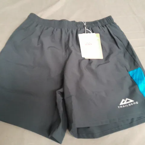 TRAILBERG VERTEX SHORTS IN BLUE/CARBON - S
