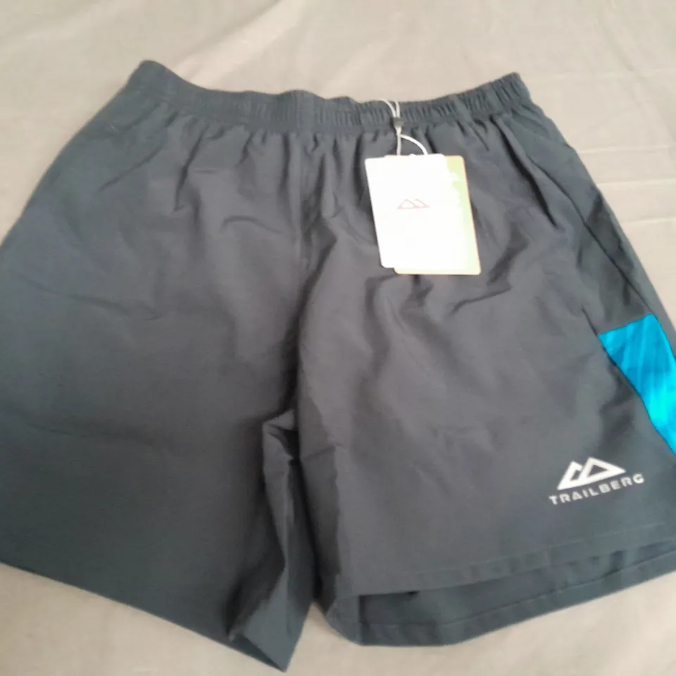 TRAILBERG VERTEX SHORTS IN BLUE/CARBON - S