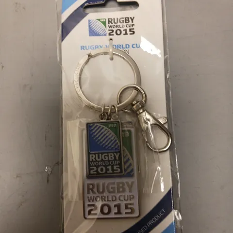 APPROXIMATELY 20 RUGBY WORLD CUP VINTAGE COLLECTIBLE KEYRINGS