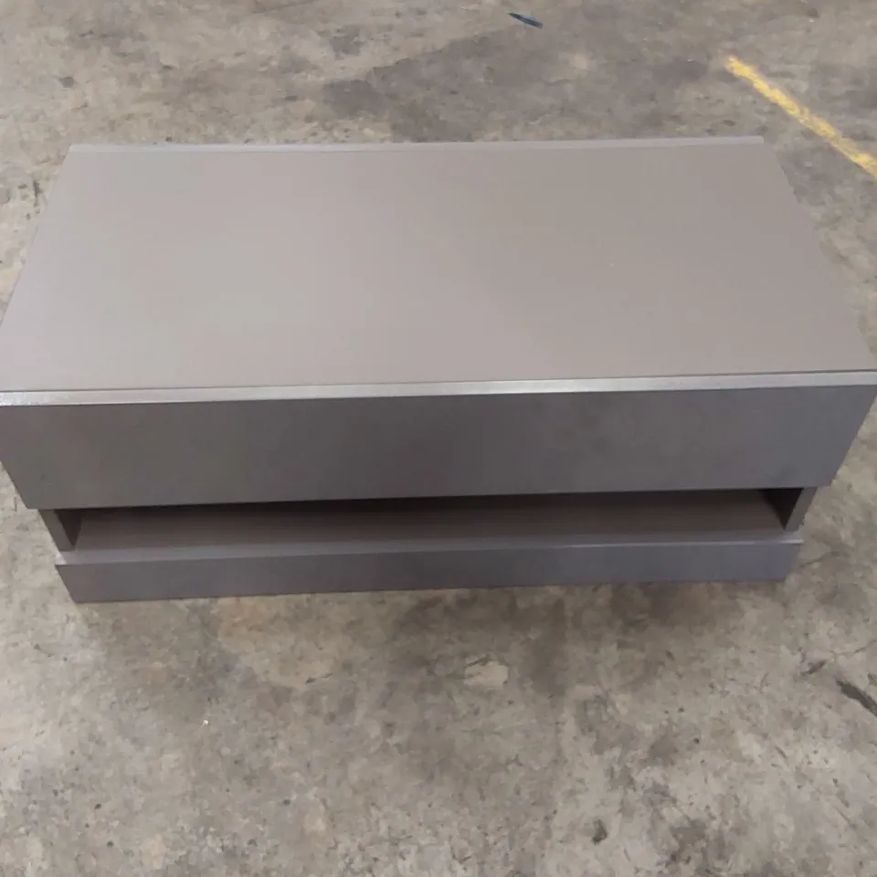 DESIGNER GREY WOODEN COFFEE TABLE/TV STAND