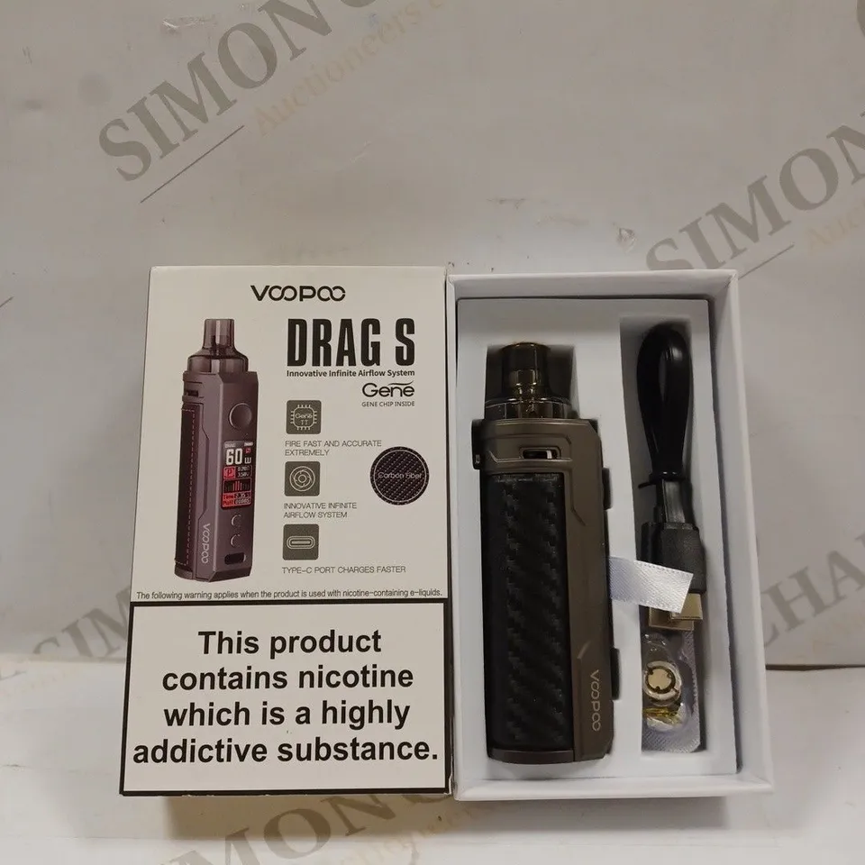 BOXED VOOPOO DRAG S CARBON FIBER