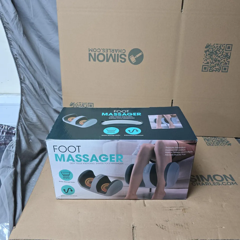 FOOT MASSAGER – DEEP TISSUE KNEADING SHIATSU, BOXED