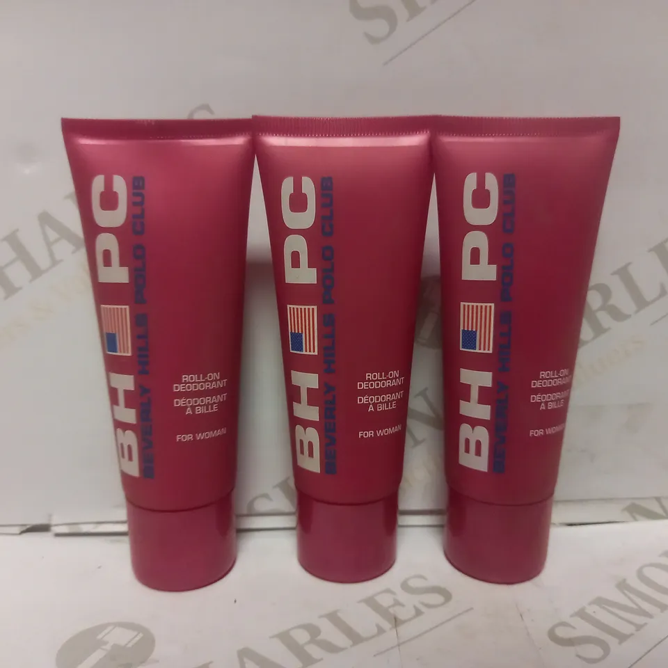 BOX OF APPROX 18 BEVERLY HILLS POLO CLUB ROLL ON DEODORANT 75ML FOR WOMEN