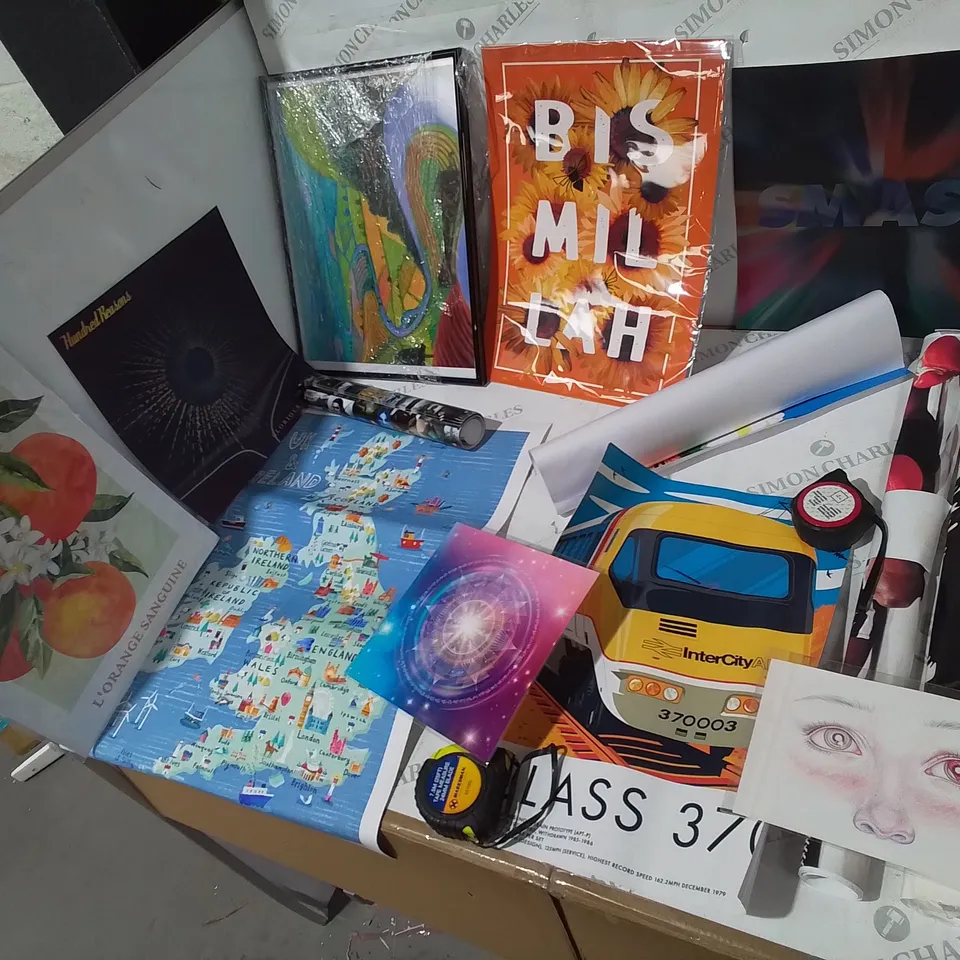 50 ASSORTED ART PIECES